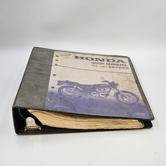 Honda Shop Manual '79 - '81 CB750's Retro - Picture 7 of 7